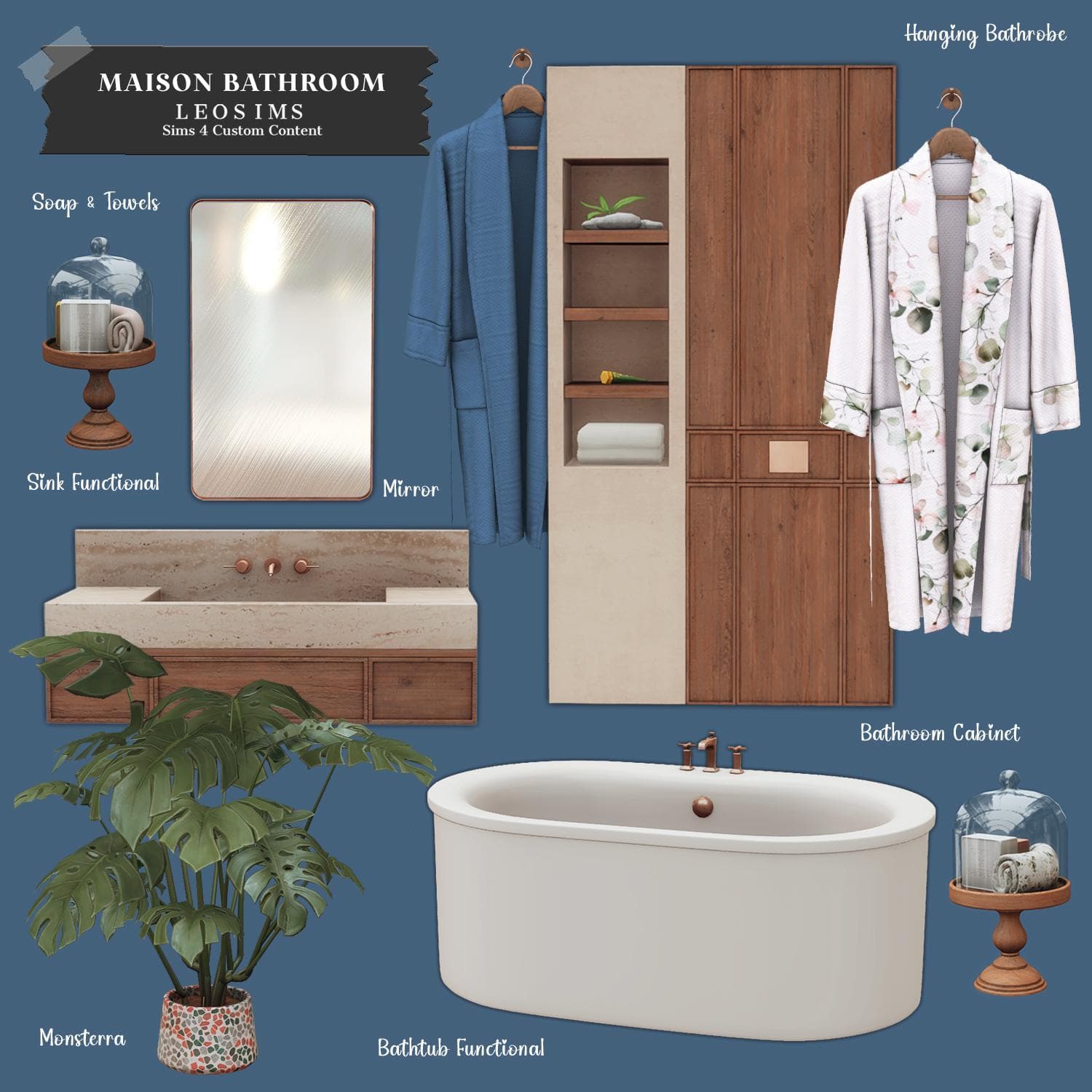 Галерея мода Набор для ванной MAISON BATHROOM #1